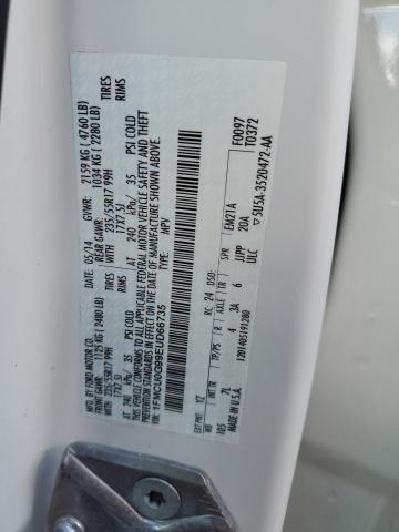 Photo 12 VIN: 1FMCU0G99EUD66735 - FORD ESCAPE SE 