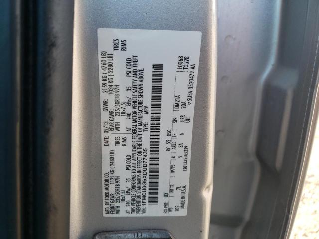 Photo 12 VIN: 1FMCU0G9XDUD77435 - FORD ESCAPE SE 