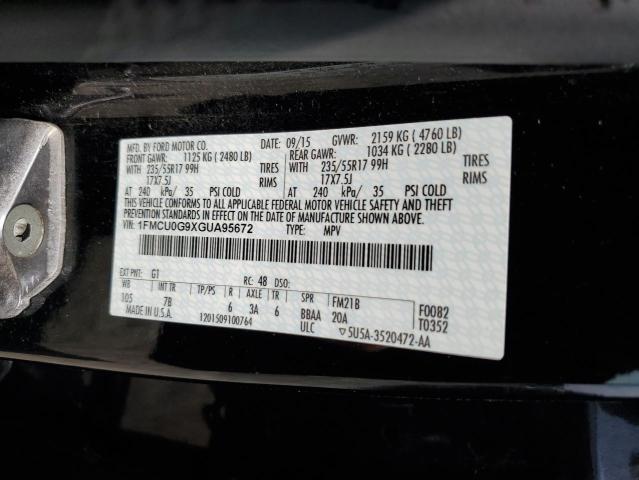 Photo 12 VIN: 1FMCU0G9XGUA95672 - FORD ESCAPE SE 