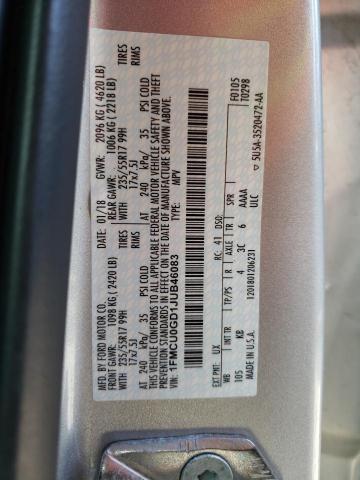 Photo 13 VIN: 1FMCU0GD1JUB46083 - FORD ESCAPE SE 