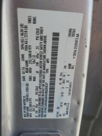 Photo 12 VIN: 1FMCU0GD2HUB20537 - FORD ESCAPE SE 