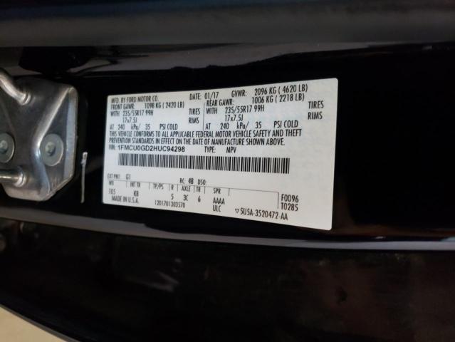 Photo 12 VIN: 1FMCU0GD2HUC94298 - FORD ESCAPE SE 