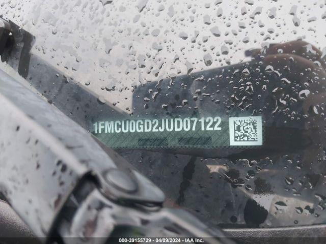 Photo 8 VIN: 1FMCU0GD2JUD07122 - FORD ESCAPE 