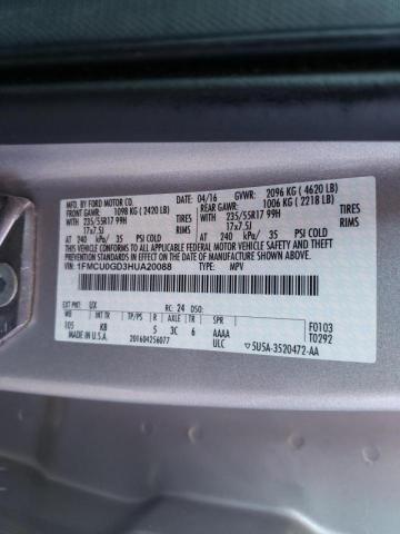 Photo 9 VIN: 1FMCU0GD3HUA20088 - FORD ESCAPE SE 