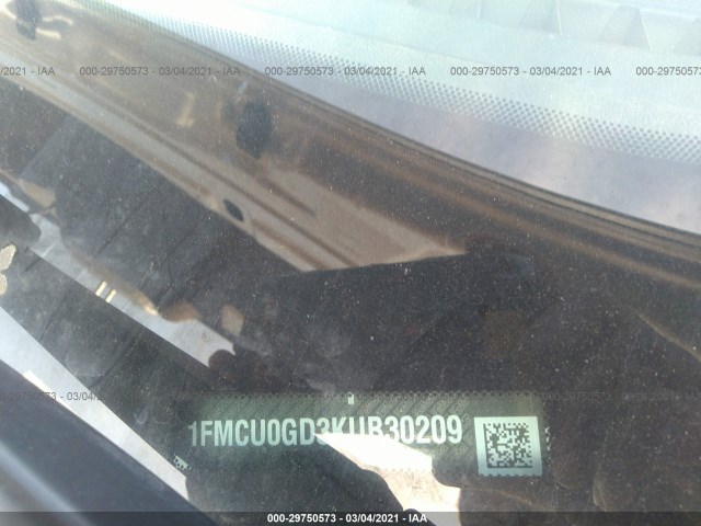 Photo 8 VIN: 1FMCU0GD3KUB30209 - FORD ESCAPE 