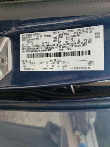 Photo 12 VIN: 1FMCU0GD4JUB27012 - FORD ESCAPE 