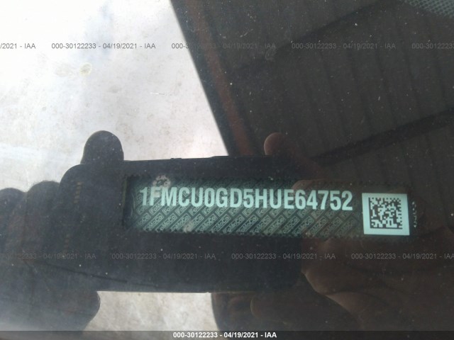 Photo 8 VIN: 1FMCU0GD5HUE64752 - FORD ESCAPE 