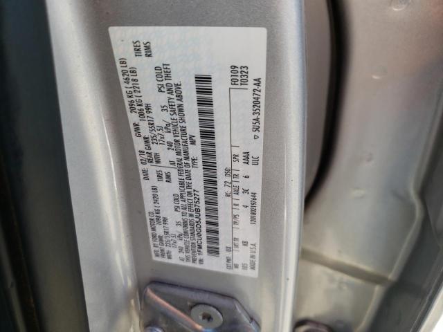 Photo 9 VIN: 1FMCU0GD5JUB75277 - FORD ESCAPE SE 