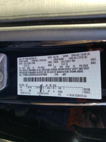 Photo 9 VIN: 1FMCU0GD5JUC57560 - FORD ESCAPE SE 