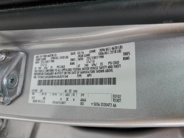 Photo 13 VIN: 1FMCU0GD6HUA53134 - FORD ESCAPE SE 