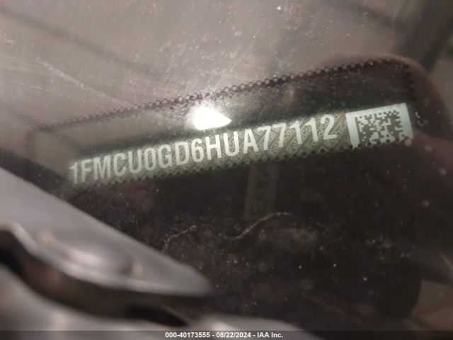 Photo 8 VIN: 1FMCU0GD6HUA77112 - FORD ESCAPE 