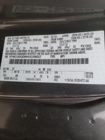 Photo 12 VIN: 1FMCU0GD6HUC09527 - FORD ESCAPE SE 