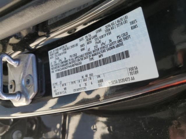 Photo 9 VIN: 1FMCU0GD7HUB76232 - FORD ESCAPE SE 