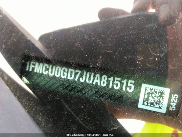 Photo 8 VIN: 1FMCU0GD7JUA81515 - FORD ESCAPE 