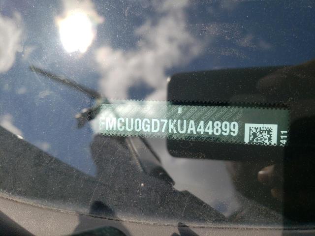 Photo 9 VIN: 1FMCU0GD7KUA44899 - FORD ESCAPE SE 