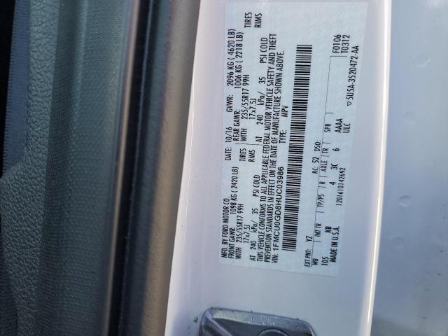 Photo 12 VIN: 1FMCU0GD8HUC03986 - FORD ESCAPE 