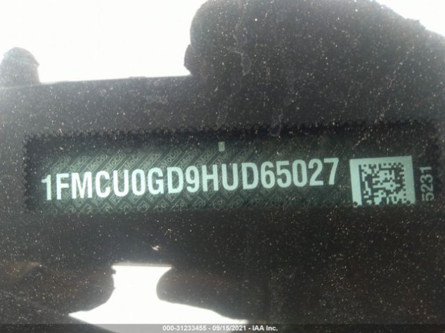 Photo 8 VIN: 1FMCU0GD9HUD65027 - FORD ESCAPE 