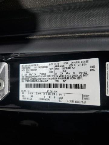 Photo 12 VIN: 1FMCU0GD9JUB94351 - FORD ESCAPE SE 