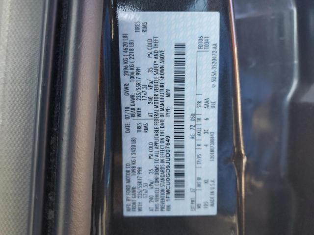 Photo 12 VIN: 1FMCU0GD9JUD07649 - FORD ESCAPE SE 