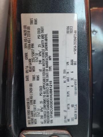 Photo 12 VIN: 1FMCU0GDXHUB81215 - FORD ESCAPE SE 