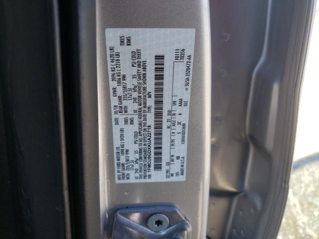 Photo 12 VIN: 1FMCU0GDXKUA22718 - FORD ESCAPE SE 