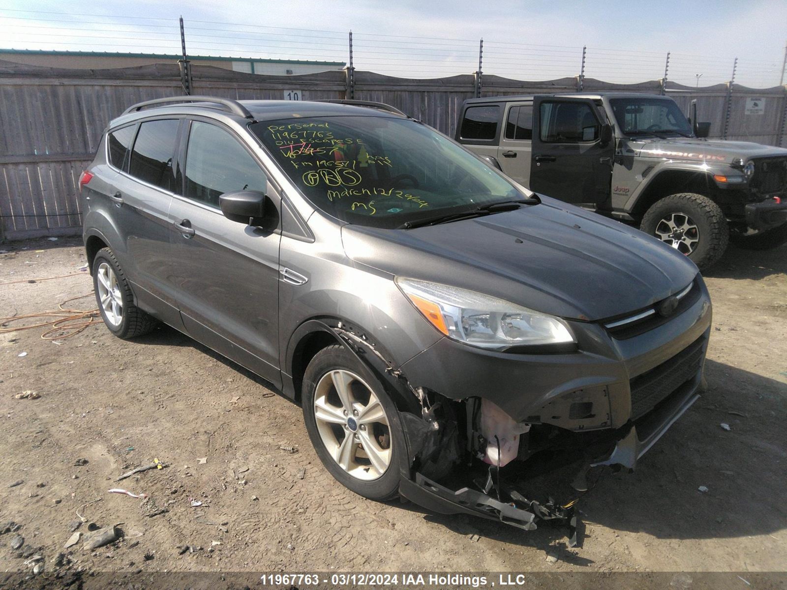 Photo 5 VIN: 1FMCU0GX0EUD03957 - FORD ESCAPE 