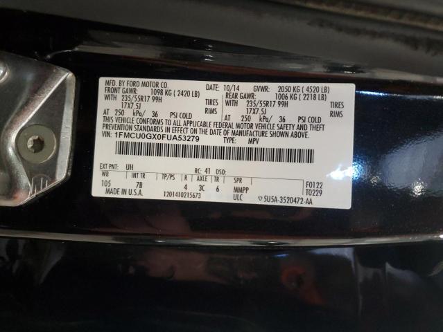 Photo 12 VIN: 1FMCU0GX0FUA53279 - FORD ESCAPE SE 