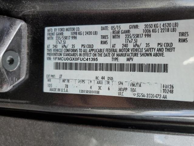 Photo 12 VIN: 1FMCU0GX0FUC41395 - FORD ESCAPE SE 