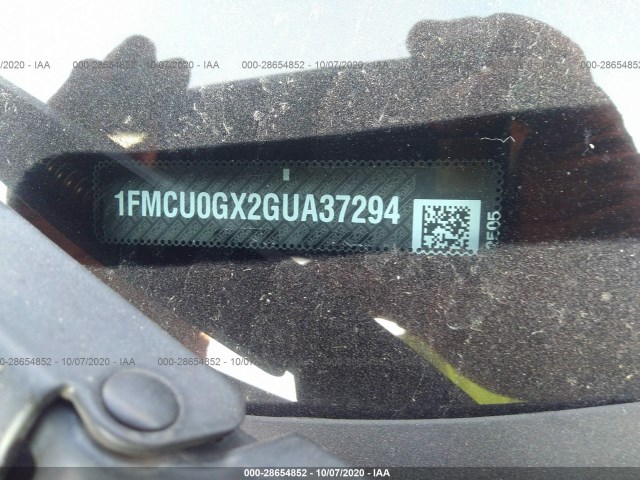 Photo 8 VIN: 1FMCU0GX2GUA37294 - FORD ESCAPE 