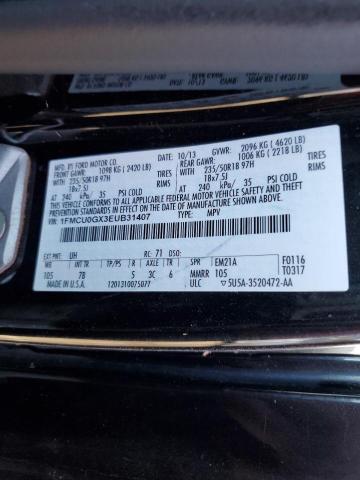 Photo 12 VIN: 1FMCU0GX3EUB31407 - FORD ESCAPE SE 