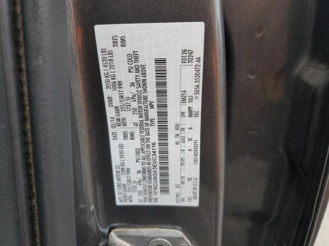 Photo 12 VIN: 1FMCU0GX3EUC34116 - FORD ESCAPE SE 