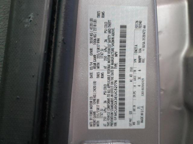 Photo 11 VIN: 1FMCU0GX3EUC52776 - FORD ESCAPE SE 