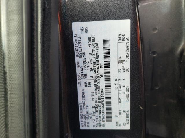 Photo 12 VIN: 1FMCU0GX3FUB56289 - FORD ESCAPE SE 