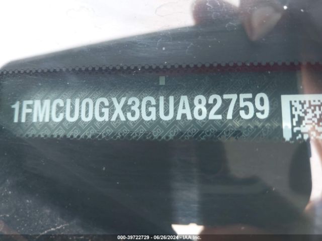 Photo 8 VIN: 1FMCU0GX3GUA82759 - FORD ESCAPE 