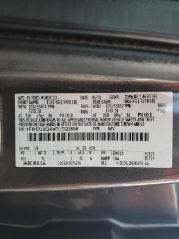 Photo 11 VIN: 1FMCU0GX4EUB22568 - FORD ESCAPE SE 