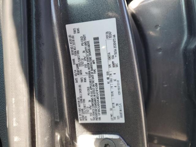 Photo 12 VIN: 1FMCU0GX4EUC91358 - FORD ESCAPE SE 