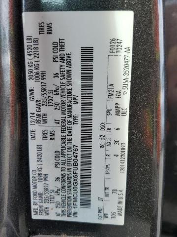 Photo 13 VIN: 1FMCU0GX6FUB04767 - FORD ESCAPE SE 