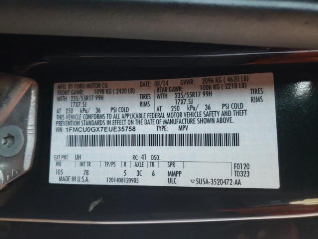 Photo 12 VIN: 1FMCU0GX7EUE35758 - FORD ESCAPE SE 