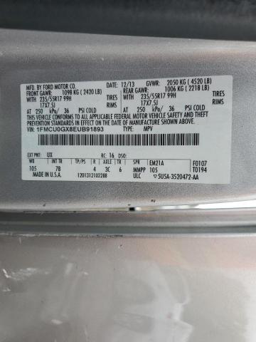 Photo 11 VIN: 1FMCU0GX8EUB91893 - FORD ESCAPE SE 