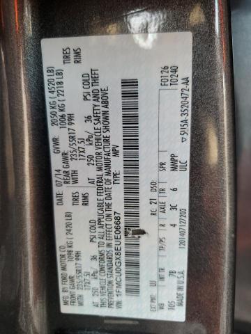 Photo 13 VIN: 1FMCU0GX8EUE06687 - FORD ESCAPE SE 