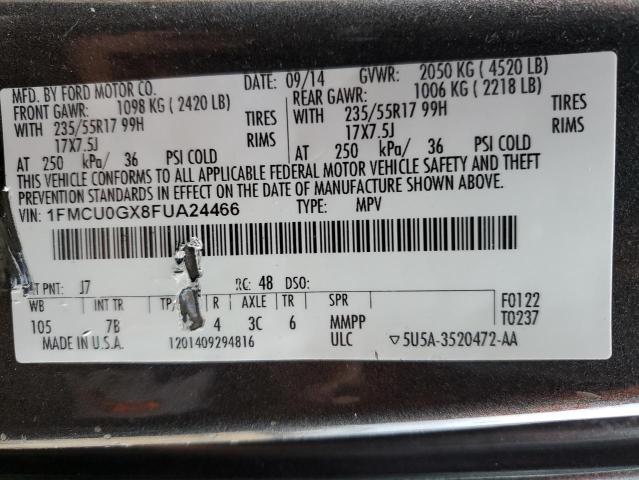 Photo 12 VIN: 1FMCU0GX8FUA24466 - FORD ESCAPE SE 