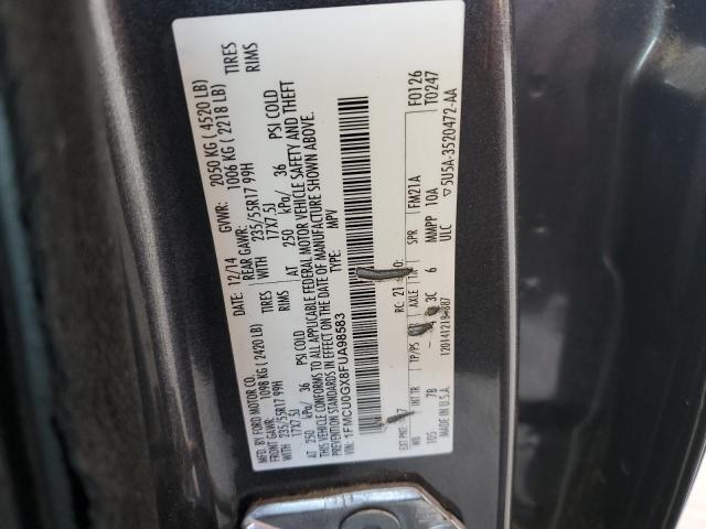 Photo 12 VIN: 1FMCU0GX8FUA98583 - FORD ESCAPE SE 