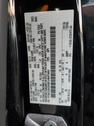 Photo 12 VIN: 1FMCU0GX8FUB97680 - FORD ESCAPE SE 