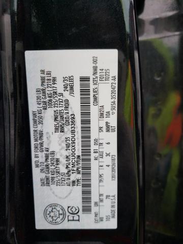 Photo 9 VIN: 1FMCU0GX9DUB33693 - FORD ESCAPE SE 