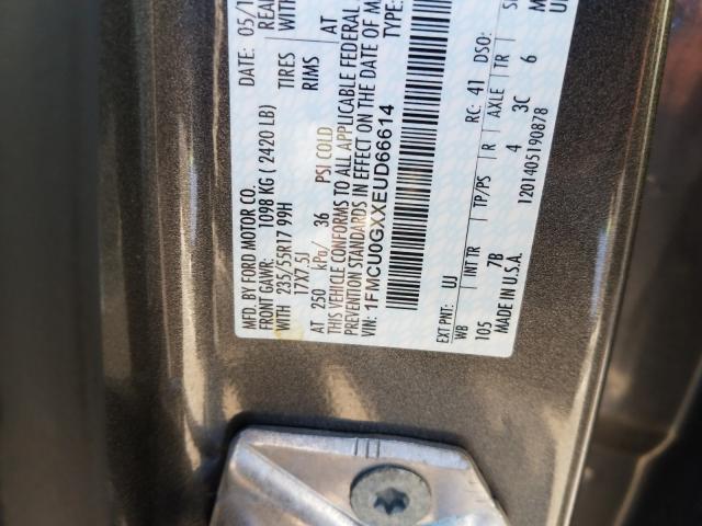 Photo 9 VIN: 1FMCU0GXXEUD66614 - FORD ESCAPE SE 