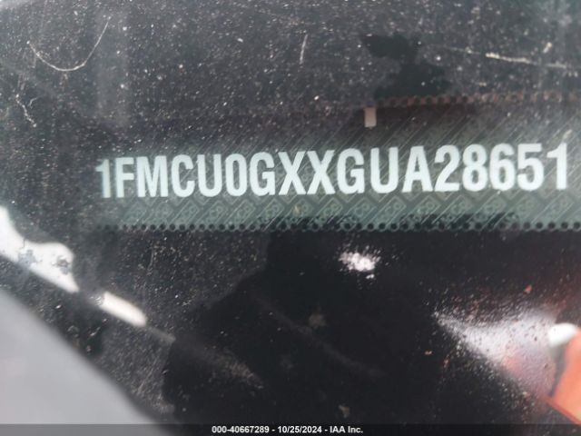 Photo 8 VIN: 1FMCU0GXXGUA28651 - FORD ESCAPE 