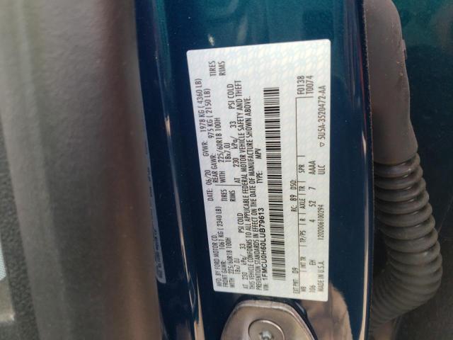 Photo 9 VIN: 1FMCU0H60LUB79613 - FORD ESCAPE SEL 