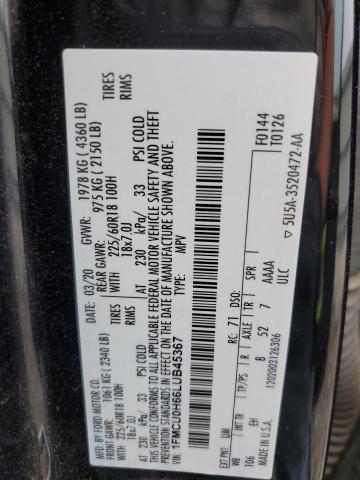 Photo 12 VIN: 1FMCU0H66LUB45367 - FORD ESCAPE 