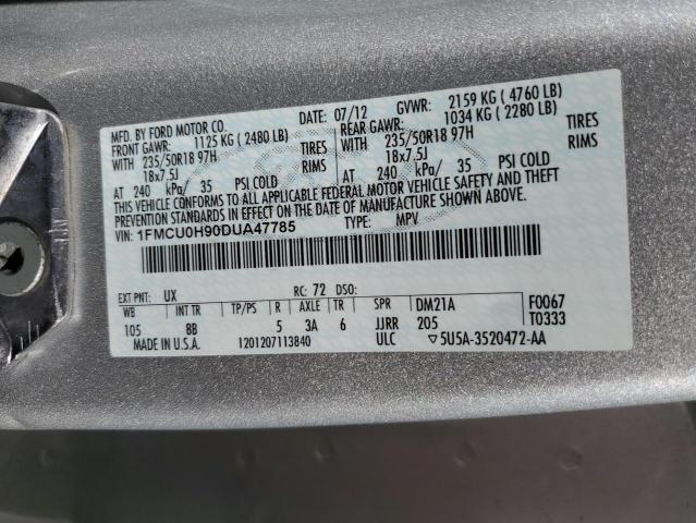 Photo 12 VIN: 1FMCU0H90DUA47785 - FORD ESCAPE SEL 