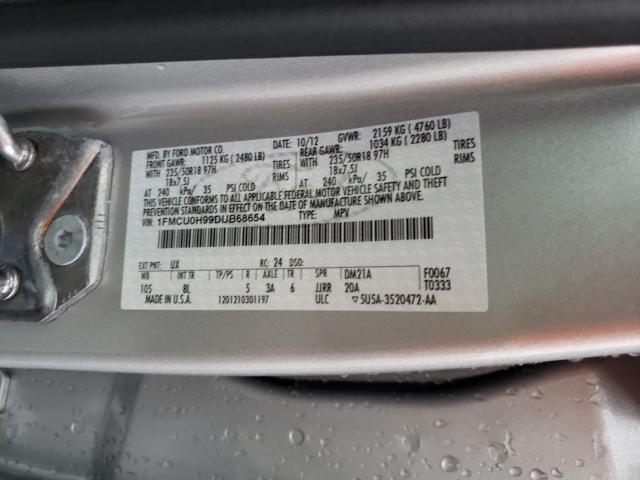 Photo 9 VIN: 1FMCU0H99DUB68654 - FORD ESCAPE SEL 